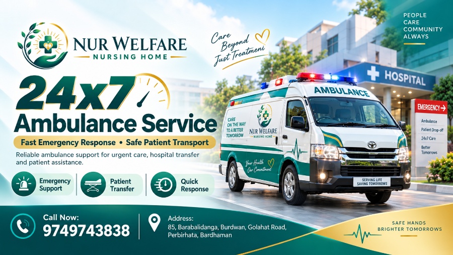 Nur Welfare Nursing Home Banner