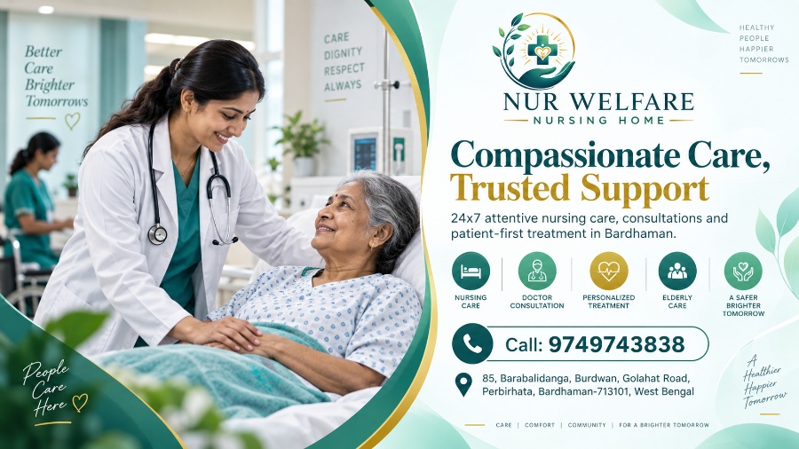 Nur Welfare Nursing Home Banner