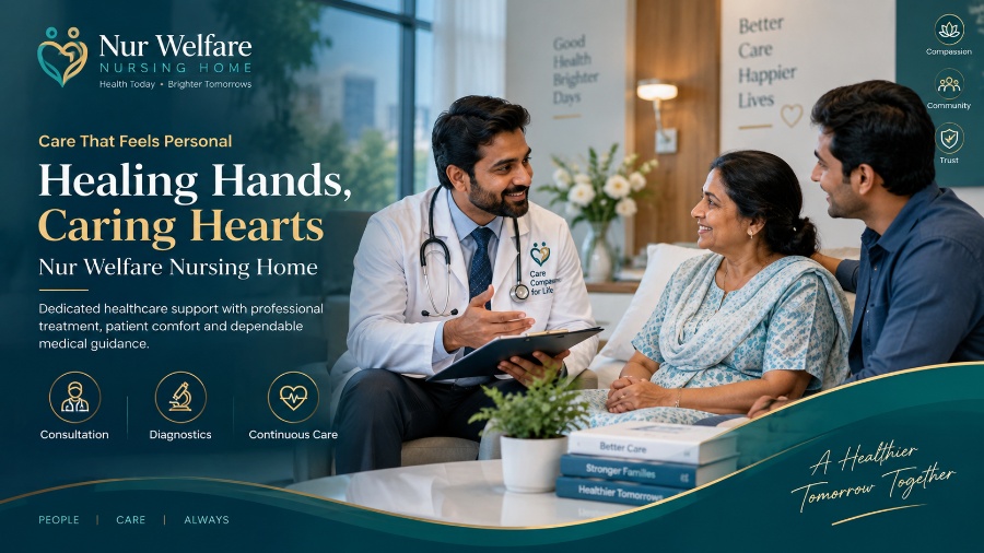 Nur Welfare Nursing Home Banner